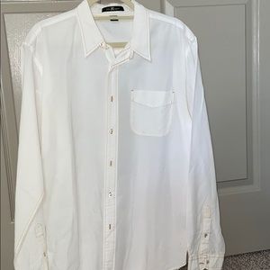 White mans button down